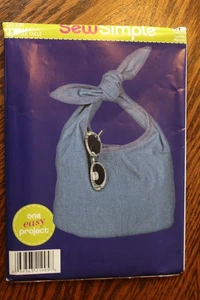 Simplicity A1995 Easy Tote One Size Sew Simple Shopping Uncut Pattern - Picture 1 of 3