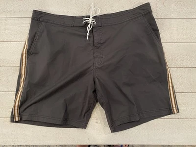 Kanvas by Katin Heritage Collection Men's Board Shorts Swim Trunks Sz 38 Gray - Image 1 of 4