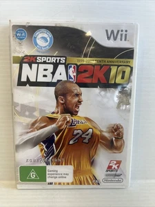 NBA 2K10 Nintendo Wii PAL Kobe Bryant Cover Game Complete with Manual - Picture 1 of 3