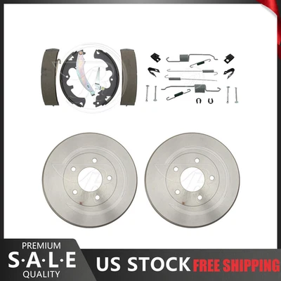 Kit de herrajes de tambores de freno y zapatas de freno traseros para Mercury Mariner 2007 Foto 1 de 4