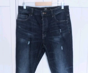 Next Skinny Jeans W32 R Blau Distressed - Bild 1 von 10