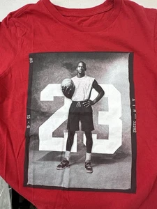 Michael Air Jordan 23 Tank Shirt Red Graphic Youth Size Medium  Sports Kid Core - Picture 1 of 8