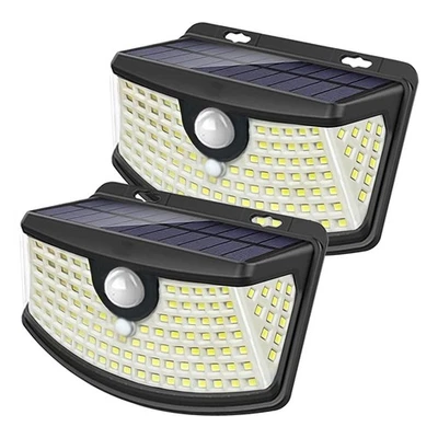 New Solar Motion Sensor Lights 120 LEDs with Lights Reflector,270° Wide Angle... - Image 1 of 4