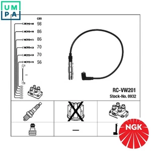 IGNITION CABLE KIT 0932 FOR VW GOLF/Mk/III SHARAN JETTA VENTO PASSAT CORRADO - Picture 1 of 12