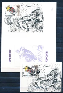 XE56632 Belgium 2000 motorcross bikes motorcycles FDC's used - Picture 1 of 1