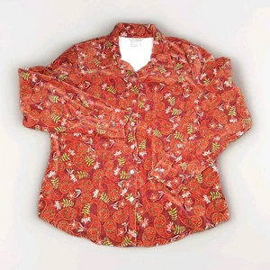 Damen Vintage Paisley & Blumen Velours Fairycore Boho Academia Cottagecore Größe M - Bild 1 von 5
