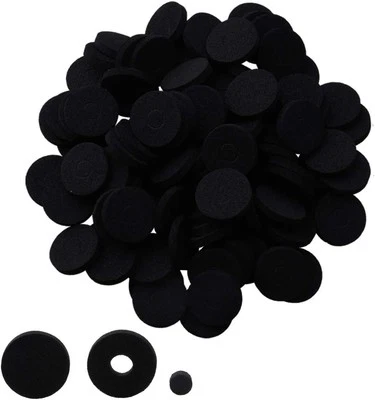 HobbyPark 100pcs RC Body Washers (Foam) for All 1/8 1/10 1/12 Scale Black  - Image 1 of 4