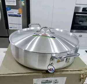 Chefs Casserole Pot 52cm Fish Pot 52cm Brazing Pan African Asian Patila With Lid - Picture 1 of 18