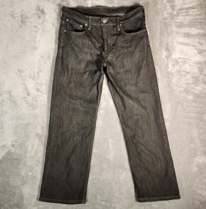 Levis 569 Jeans Men's 36X30 (Tag 33X30) Black Loose Straight Fit Lightweight - Picture 1 of 18