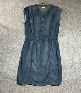 Chicos Kleid Damen 1,5 mittelblau Leinenmischung ärmellos Capsule Alltag Norm - Bild 1 von 12