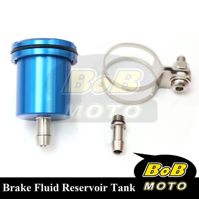 For Suzuki SV 650 S 2002-2012 Blue Racing CNC Rear Brake Fluid Reservoir Tank — 第 1/4 张图片