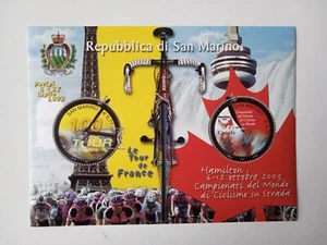 2003 San Marino Ciclismo -Foglietto-** - Foto 1 di 1