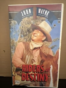 Riders of Destiny - VHS Video Tape - John Wayne Classic B15 - Picture 1 of 3