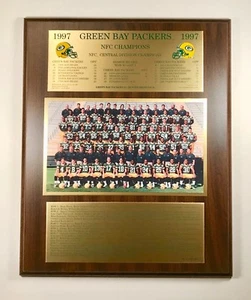 NEW Green Bay Packers 1997 NFC Champions Plaque - Picture 1 of 5