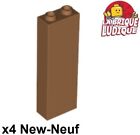 Lego 4X Brick 1X2x5 Girder Column Pillar Skin/Medium Nougat 2454 New