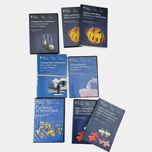 Mixed Lot of 9 The Great Courses DVDs & Guidebooks - Science & Math, Business - Picture 1 of 9
