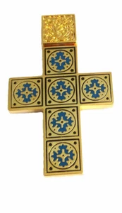Cross Orthodox Russian - Handmade RS05109A - Picture 1 of 1