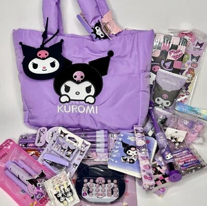 Sanrio Kuromi Puffer Tote Bag Bundle - Picture 1 of 5