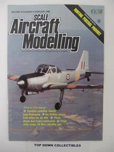 Scale Aircraft Modelling Magazine February 1988 Quarter Scale Boomerang - Bild 1 von 2