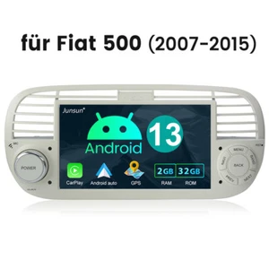2+32GB Android 13 Autoradio Stereo GPS Navi Wifi Carplay Für Fiat 500 2007-2015 - Photo 1/11
