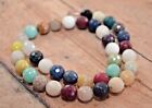 New 15-inch strand Assorted Gemstone Beads - 10mm faceted round - A8793c