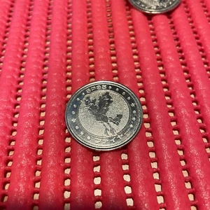 Pokemon Battle Coin Metallic Iron Meiji Japan japanese old c546 - Bild 1 von 2