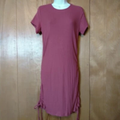 NENONA WOMEN'S MEDIUM SHORT SLEEVE SIDE DRAWSTRING DRESS NEW - Image 1 of 4