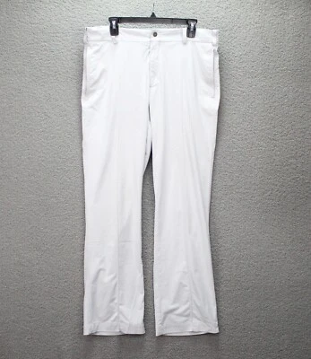 Nike Mens Golf Pants 34x32 Gray Tiger Woods Dri-Fit Platinum Trousers 390850-006 - Image 1 of 4