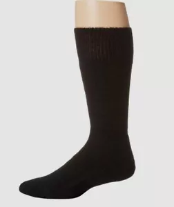 $55 Thorlos Men Black 1-Pair Athletic Cushion Comfort Fit Ski Socks Shoe 5.5-8.5 - Picture 1 of 1