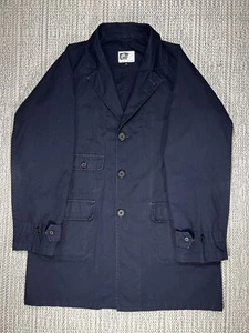 ENGINEERED GARMENTS, Bal Shop Coat, MEN'S MEDIUM, Poplin, Dyed Navy, USA - Picture 1 of 9