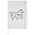 'Travel Plans Map' A5 Ruled Notebooks / Notepads (NB028312)