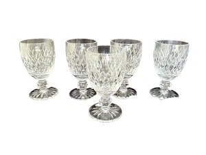 Set of 5 Retired Waterford Crystal Donegal Pattern 4.75" Short Stem - Picture 1 of 3