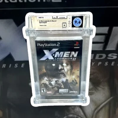 9.6 A X-Men Legends II: 2 Rise of Apocalypse Sony PlayStation PS2 WATA VGA CGC - Image 1 of 4