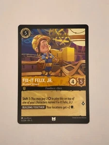 Disney Lorcana Shimmering Skies Fix-It Felix Jr Niceland Steward 12/204 Non-Foil - Picture 1 of 2