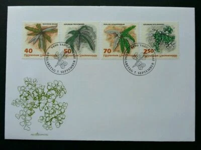 [SJ] Liechtenstein Ferns 1992 Plants Flora Flower (stamp FDC) - Image 1 of 4