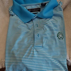 Oxford Golf Super Dry Polo Turquoise Size L - Picture 1 of 5