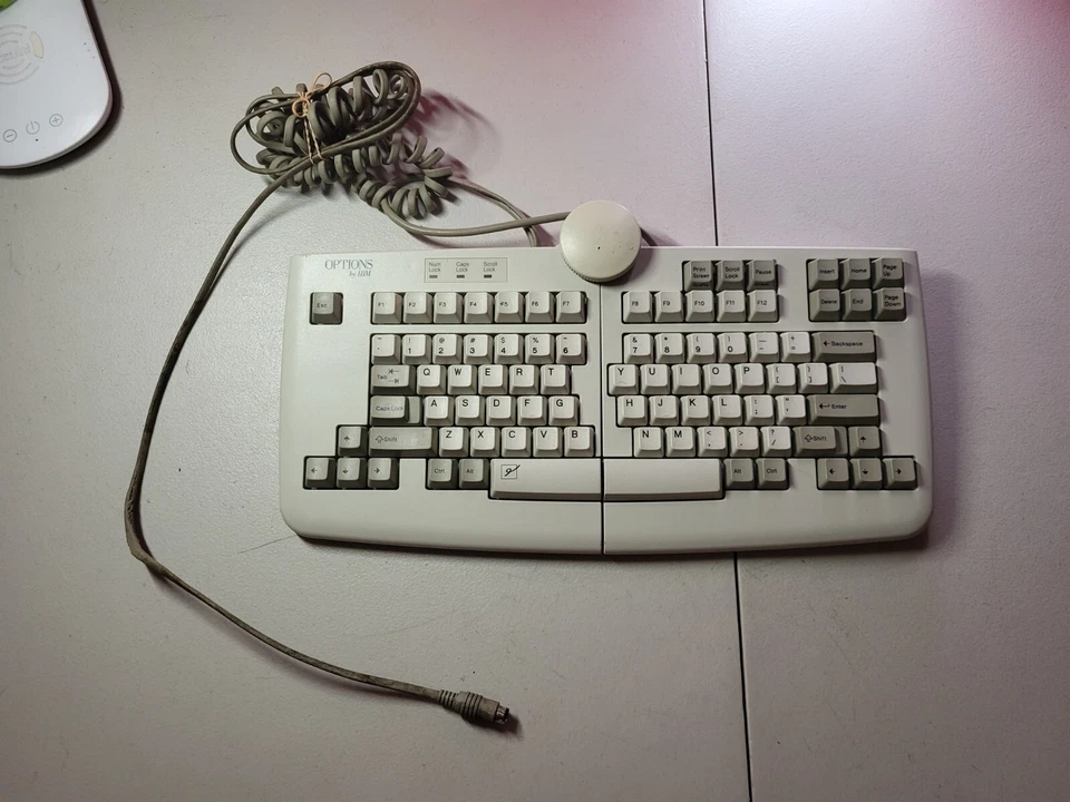 IBM M15 Keyboard Select-Ease Split Ergonomic Keyboard IBM Options Lexmark WORKS - Image 1 of 4