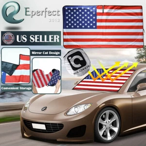 Protector anti-UV parabrisas de coche para ventana delantera trasera bandera de Estados Unidos - Imagen 1 de 9