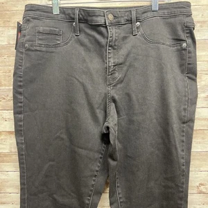 Mossimo Women Dark Black High Rise Jegging Jeans 16R Power Stretch - Picture 1 of 9