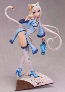 Bambola giocattolo anime NEKOPARA vaniglia cheongsam PVC figura senza scatola - Foto 1 di 3