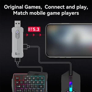 Mobile Controller Gaming Keyboard Mouse Converter For Android Harmonyos K6N8 - Picture 1 of 12