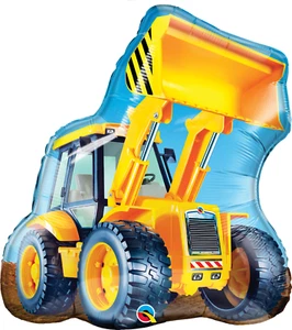 32" Construction Loader foil balloon - party decoration - Picture 1 of 2