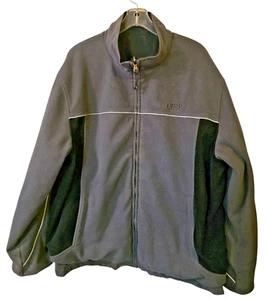 Izod Sport Herren Wende Mantel Jacke mit Reißverschluss Größe XL schwarz und grau - Bild 1 von 16