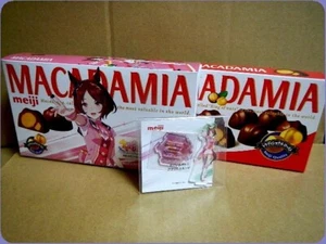 Uma Musume Pretty Derby Meiji Nut Chocolate con mini soporte acrílico original - Imagen 1 de 5