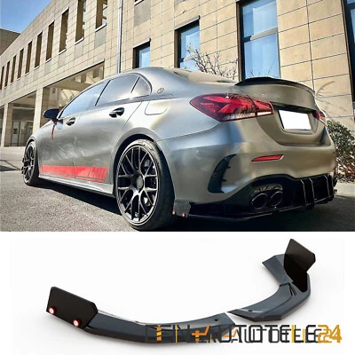 HECK DIFFUSOR SEITE FLAPS FÜR MERCEDES V177 A45 S GLANZ SCHWARZ - Bild 1 von 4