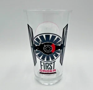Star Wars Lucas Films First Order Glass Featuring Troop Leader & Tie Fighter - Picture 1 of 11