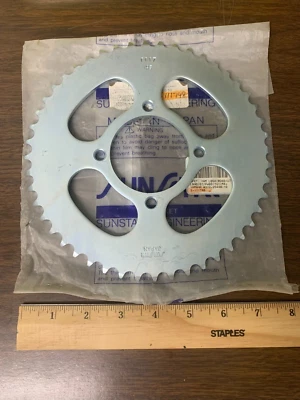 Nuevo piñón trasero de acero Sunstar 48T 420 Yamaha TT-R50 PW80 DT100 2-111748 LSB2 Foto 1 de 2