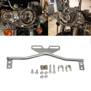 Turn Signal Fog Light Bar Mount Bracket For Yamaha Road Star Silverado XV1600 - Picture 1 of 12