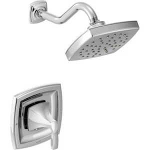 Moldura de ducha Moen Voss cromada de una sola manija con cabezal de ducha T3692 - SOLO MOLDURA NUEVA - Imagen 1 de 4