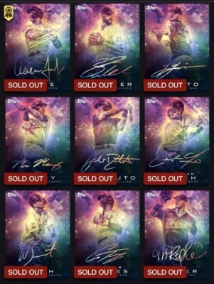 TOPPS BUNT DIGITAL - PLATINO '21 GALAXY SIGNATURE ICÓNICO JUEGO COMPLETO (16 cartas) Foto 1 de 2